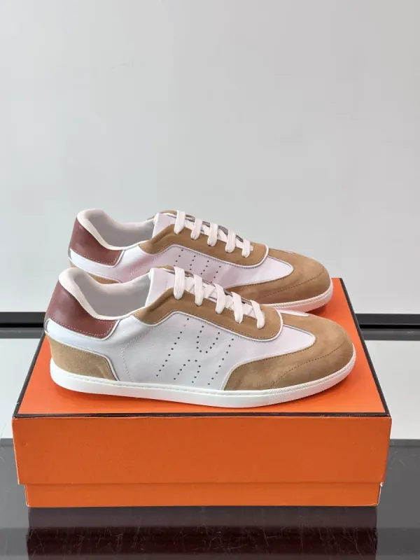 Match Sneaker - Pink and Camel