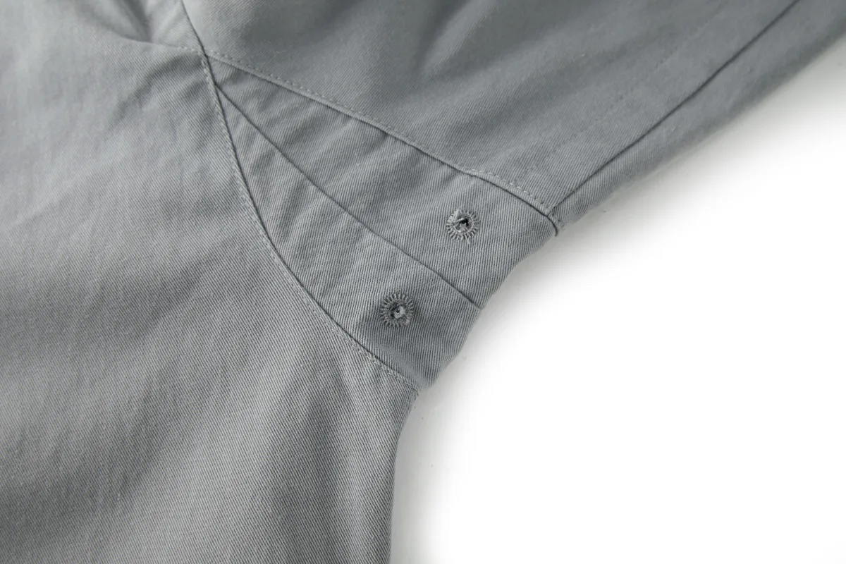 Logo Embroidered Distressed Zip Jacket - Grey, photo 5