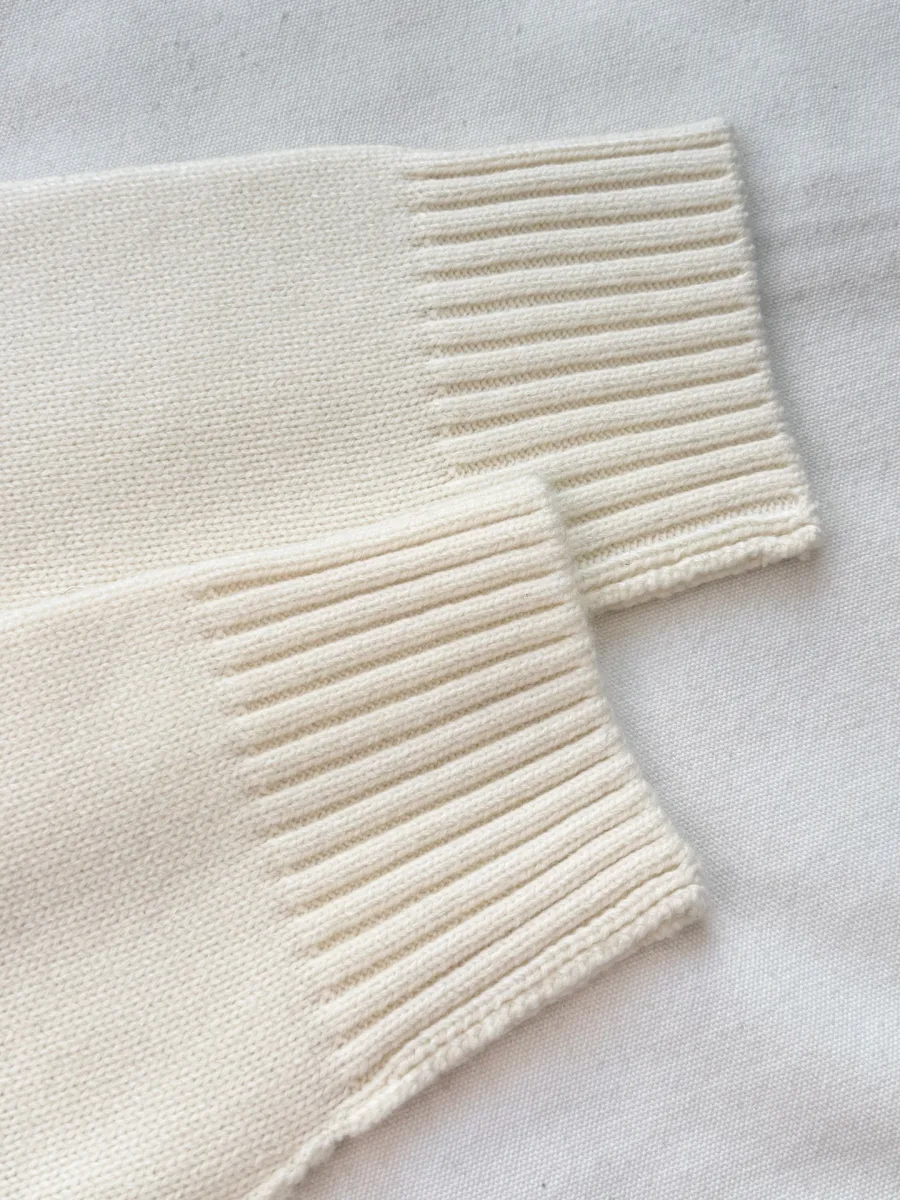 Heart A Logo Polo Knit Sweater - Cream, photo 8