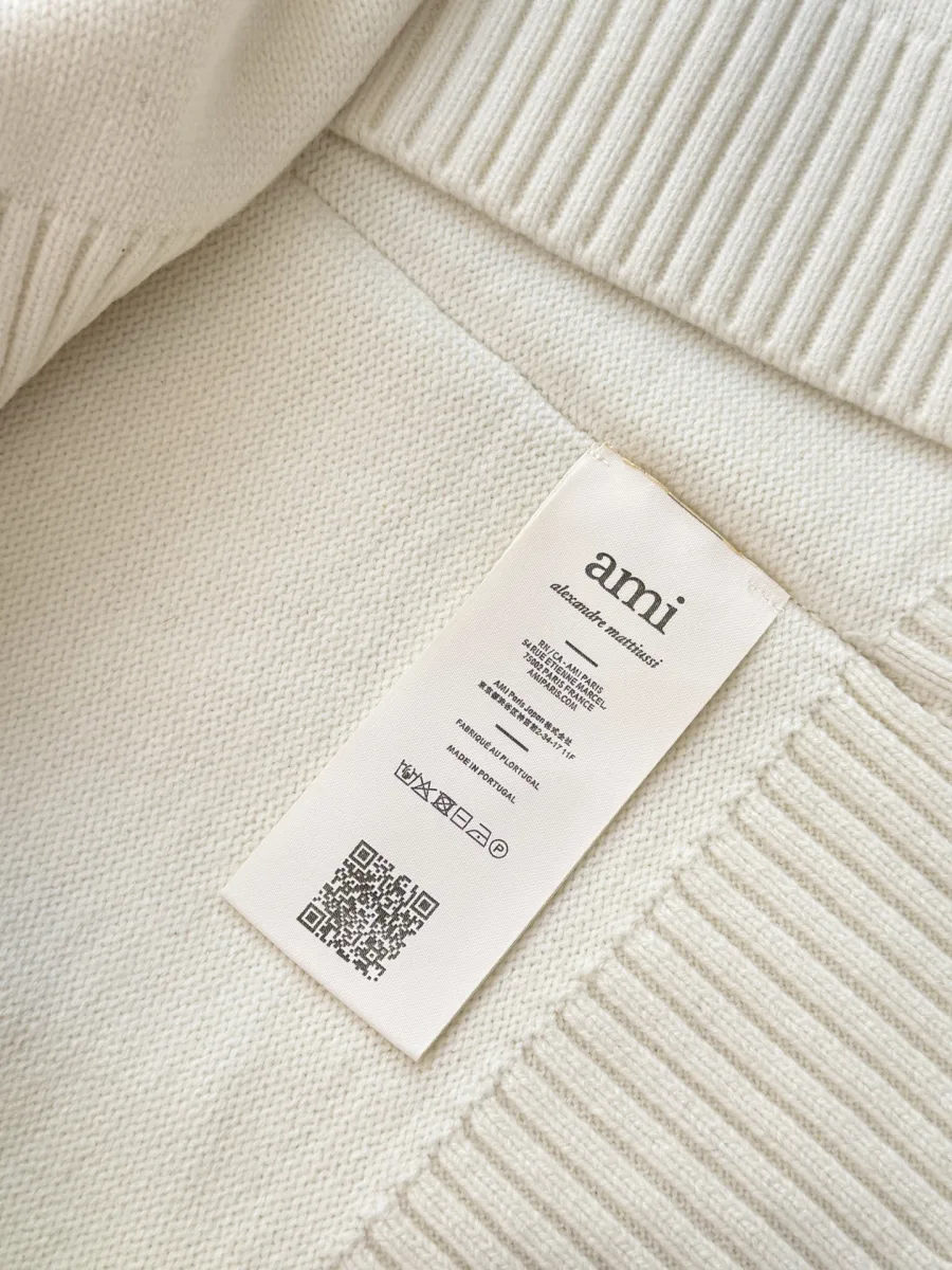 Heart A Logo Polo Knit Sweater - Cream, photo 10