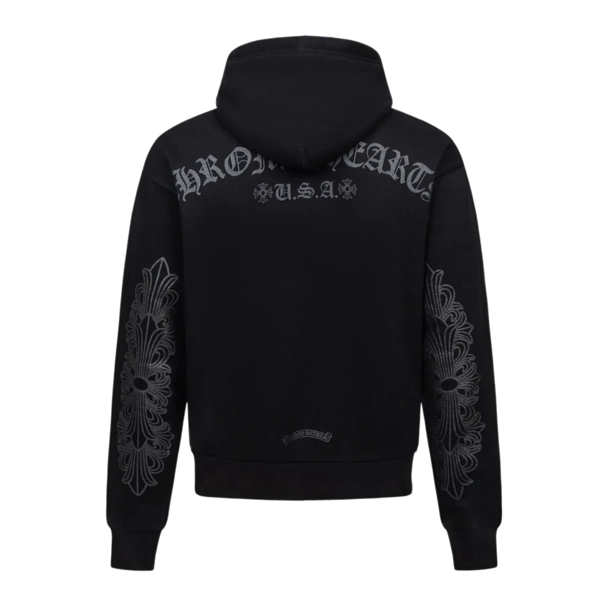 Gothic Hoodie Sweatshirt - Black, photo 2