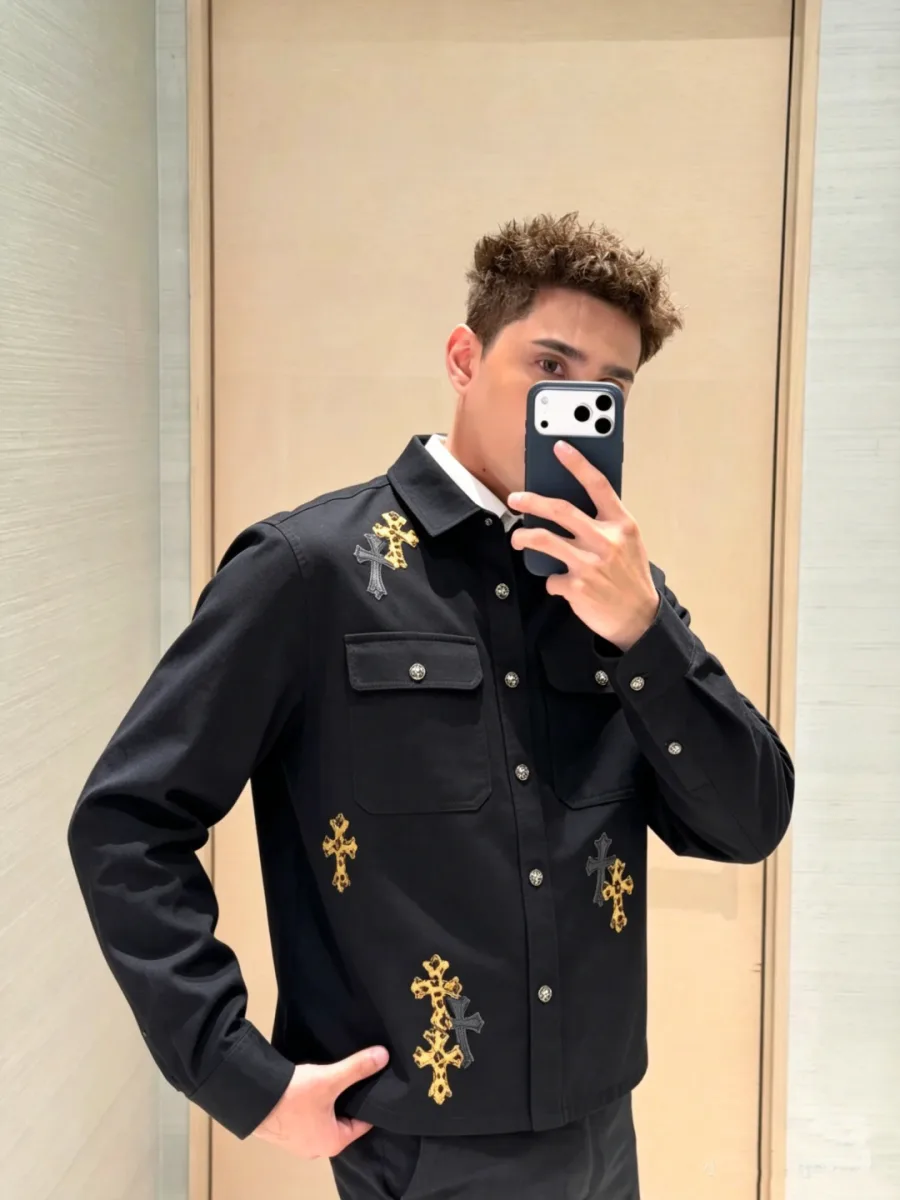 Cross Patch Work Jacket - Black, worn, photo 1
