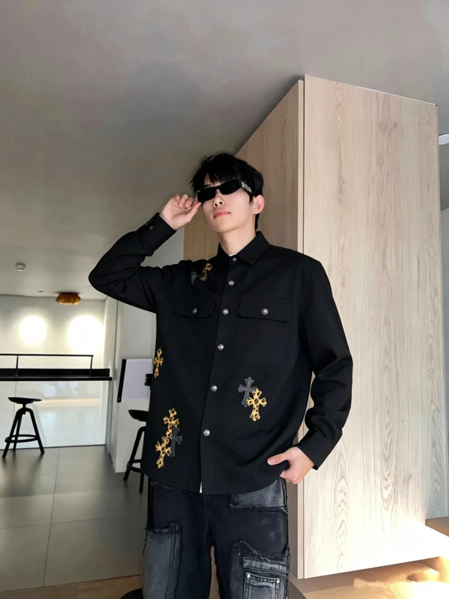 Cross Patch Work Jacket - Black, worn, photo 9